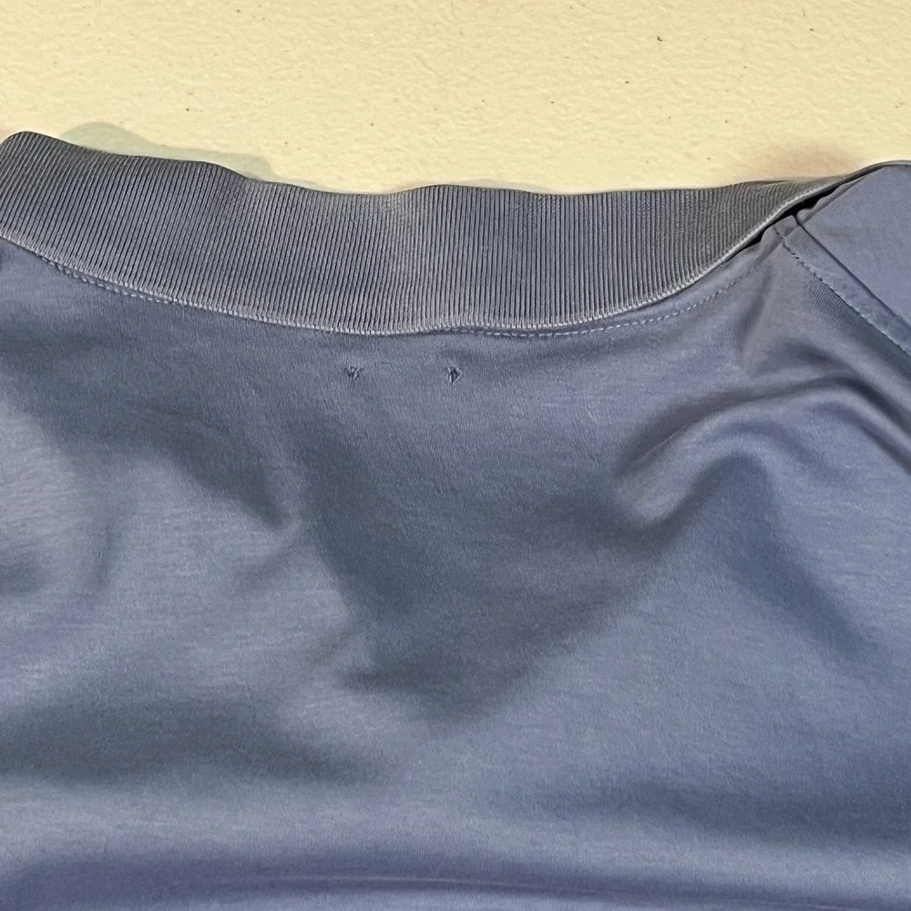 POLO RALPH LAUREN MEN'S CLASSIC FIT SHORT SLEEVE Polo Sz L 100% COTTON BLUE Read